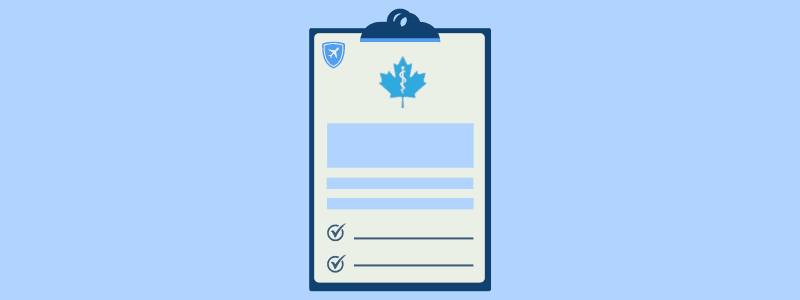 BestQuote MedEC travel insurance policy application form for Visitors to Canada.