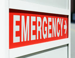 Hospital emergency sign Hospital emergency sign